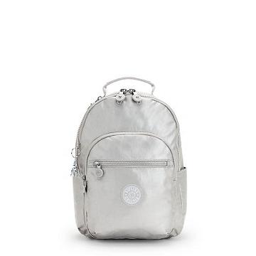 Kipling Seoul Small Metallic Tablet Backpacks Bright Metallic | AU 1611NW